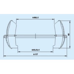 GC4-2500A Copper Electrical Tulip Jaw Contact 24 Pins In Vacuum Circuit Breaker