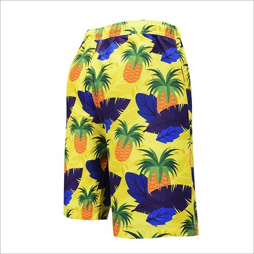 OEM maufactory New Summer Beach Pants Men'S Loose Yellow Shorts Youth Thin Model