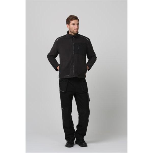 Detectable Hood Cold Weather Workwear 350gsm Cold Jacket For Men