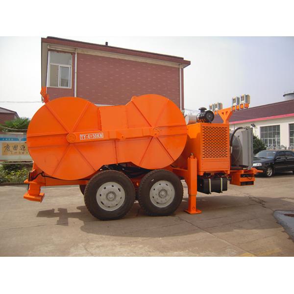 4x50 (2x100) KN Tension Stringing Equipment , Hydraulic Cable Tensioner