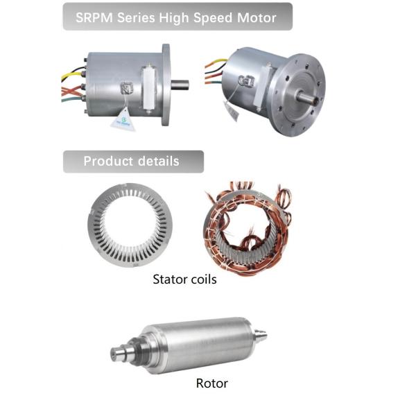 25KW 12000RPM Synchronous Reluctance Permanent Magnet Motor