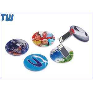 Slim Round Card USB 8 GB Flash Drive High Printing Quality Best Price Best