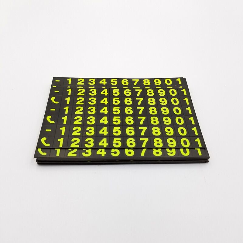 10x7cm Removable Isotropy Fridge Magnetic Numbers