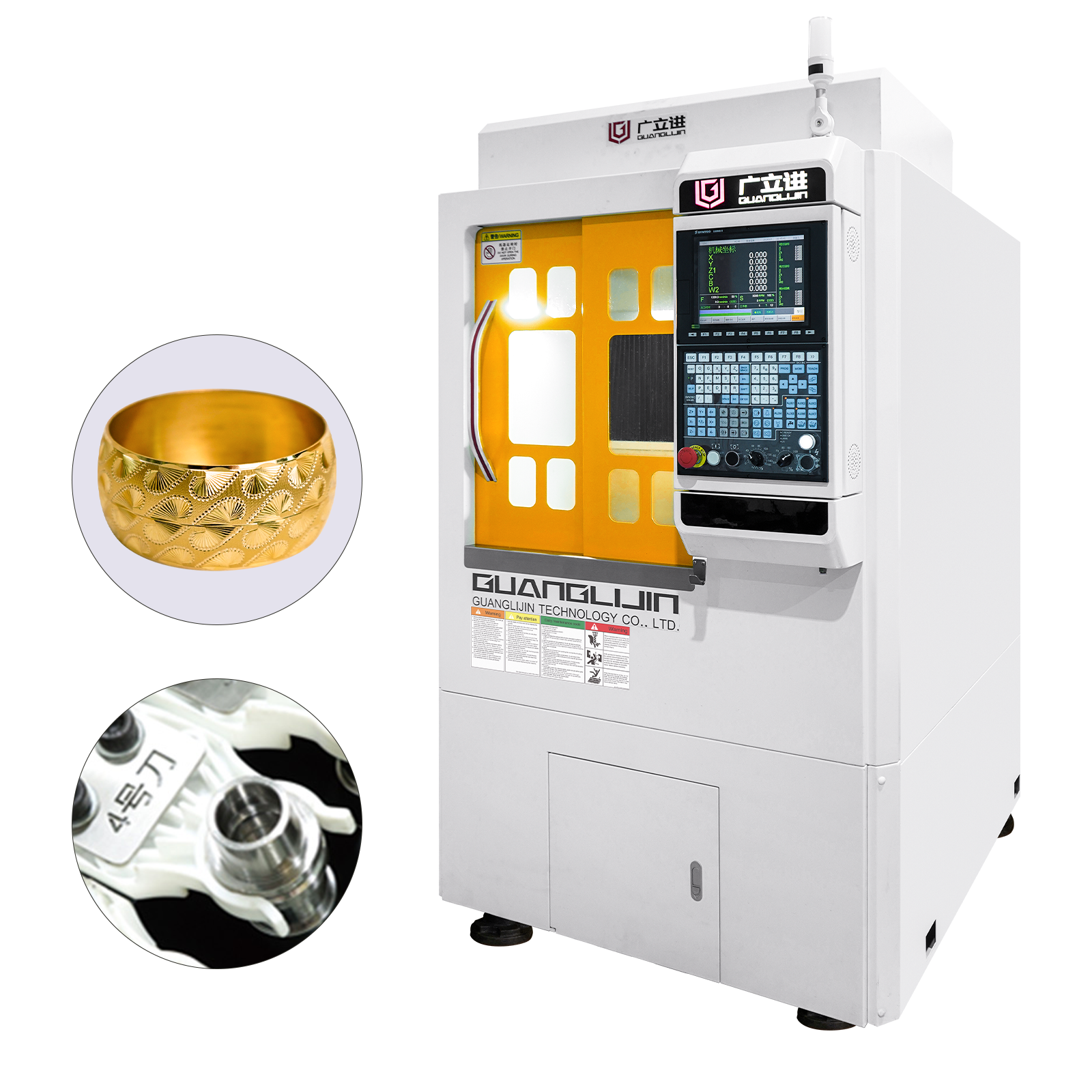 9-Axis CNC Jewelry Engraving Machine for Rings and Bracelets