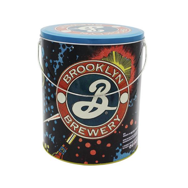 Quality Ultraportable Stable Tin Beer Bucket , Recyclable Popcorn Tin Bucket wholesale