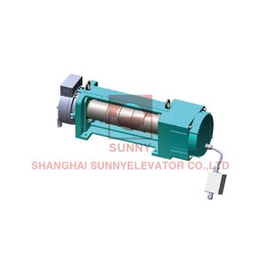 480kg Load Traction Drive Gearless Traction Machine For Elevator Lift Parts