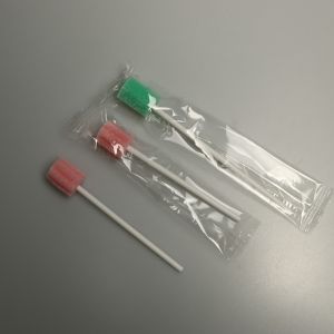 No DOP Disposable Sterile Foam Tipped Oral Cleaning Swabs