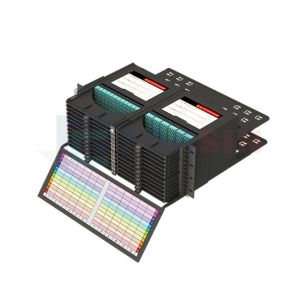 4U 576 Fiber Rack Mount Patch Panel LC Connector For Backbone Network