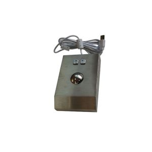 Stand Alone IP65 Metal Small Trackball Mouse , Bluetooth Trackball Mouse With