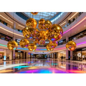 China PVC Inflatable Mirror Balloon Multiple Colors Available Customizable spheres on sale