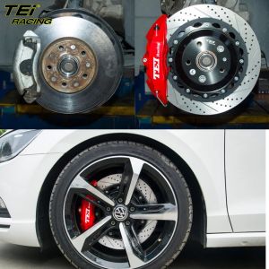 Front Big Brake Kit 4 Piston Caliper With 355x28mm Rotor BBK Auto Brake System