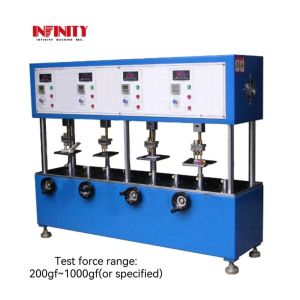 High Precision Keyboard Key Testing Four Stations Mechanical Button Testing