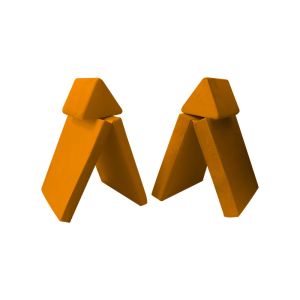 Safe Indestructible Modular Play Foam Couch With Protective Liner