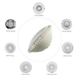 Waterproof 18W 520LM IP68 Par56 Led Pool Light AC12V