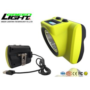 Waterproof IPX8 18000lux 385LUM 6800mAh Miners Cap Lamp