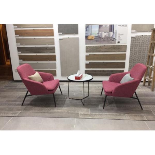 Modern Leisure Design Genuine Leather reception hotel Single Seater Chair