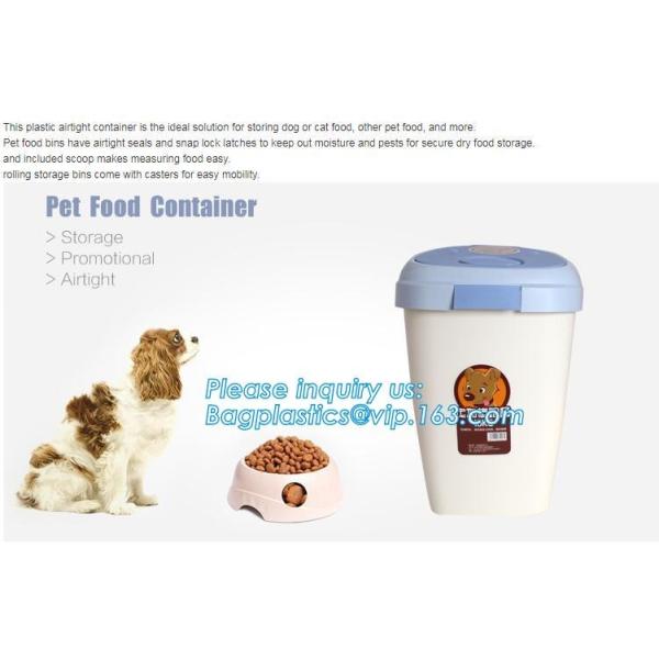Quality Pet Food Large Container Dog Cat Animal Storage Bin Dry Feed Seed 30L Containers, 10L Plastic Pet Dog Food Storage Conta wholesale
