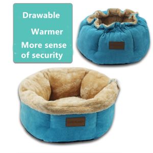 Corduroy Deep Sleep Dog Bed Nest Warm Cat Sleeping Bag Removable Washable