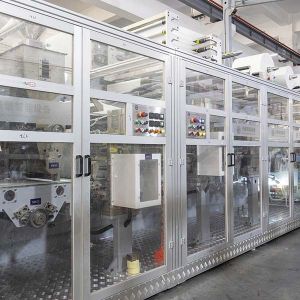 High Efficiency Full Servo Sanitary Pad Making Machinery Export to Southeast