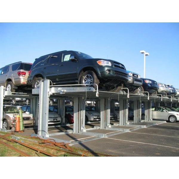 Quality Bolted / Embedded Hydraulic Car Parking System With Safety Limit Switch / Emergency Stop Switch wholesale