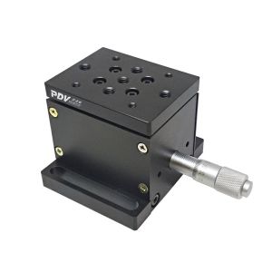 Cross Guide Rail Type Optical Fine Adjustment Z Axis Manual Lifting Platform