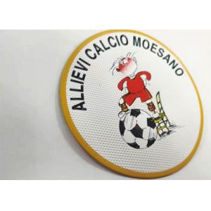 Personalized Custom Clothing Patches Iron On Heat Transfer 3D Embossed Logo