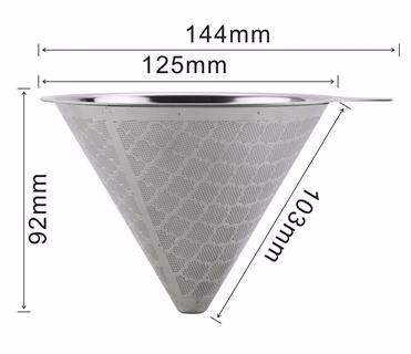 FDA Certificate Paperless Coffee Dripper Stainless Steel Vietnamese Coffee Filter