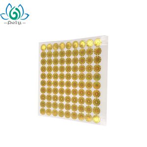 Anti Counterfeit 3D Tamper Proof Seal Stickers Transparent Hologram
