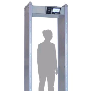 Cheap 24 zones AB2400C LCD display walkthrough metal detector for sale