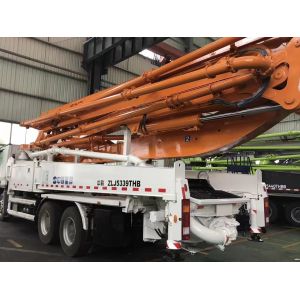 Orange Color Zoomlion 47m Used Concrete Pump for Heavy Equipment in Productivity