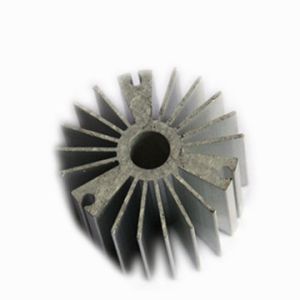Cheap Round Extruded Aluminum Heat Sinks with Powder spraying Surface finish for sale