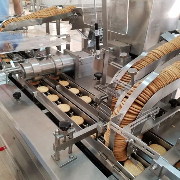 Two Lanes 1 Color Chocolate Sandwich Biscuit Machine 600-1200 Sandwiches/Min
