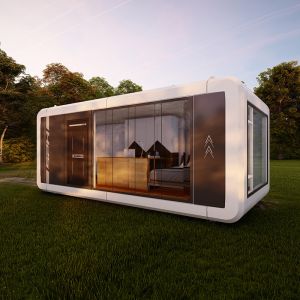 Portable Custom Prefab House 40FT Movable Wind Proof With Steel Frame