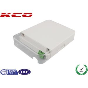 Indoor Wall Mountable 1 Port FTTH Fiber Optic Terminal Box FTB-01-1fo