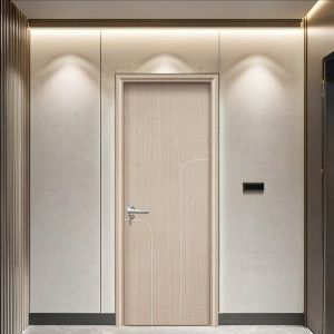 Highly WPC Hollow Doors No Pollutants Outstanding Insulation And Moisture