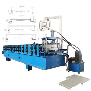 China Fastern Concleased 12-18 Aluminum Galvanized Metal Fascia Soffit Reveal Wall Cladding Panels Roll Forming Machine on sale