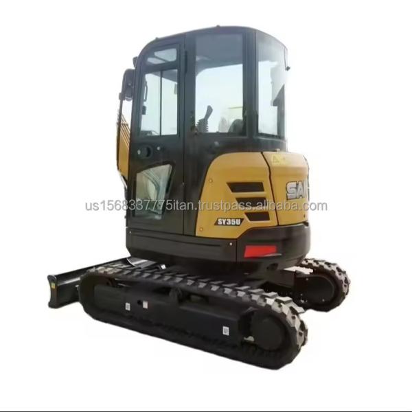 Original Hydraulic Valve and 0.12M³ Bucket Capacity 3.5 Ton Used Sany SY35U