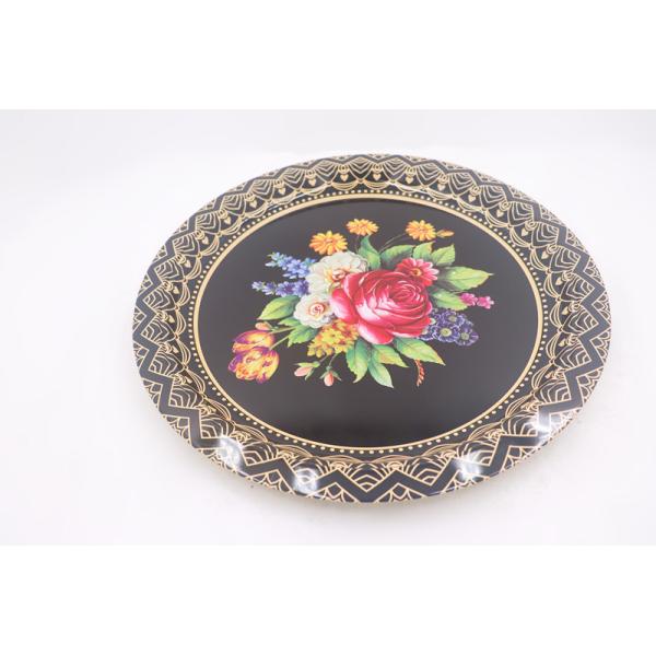 Quality 33cm Dinnerware Sets Chromatic Round Bone Dishes For Hotel wholesale