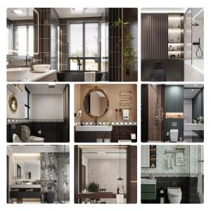 Spc Wall Panel New Pruduct 600*2440*4mm B1 Class Fireproof Spc Tile Durable