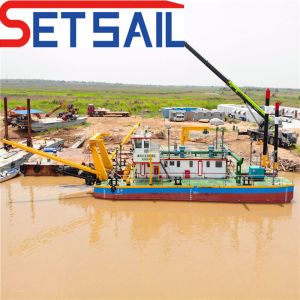 Cheap Underwater Pump Anchor Boon Cutter Suction Dredger with Booster Station Full Payment for sale
