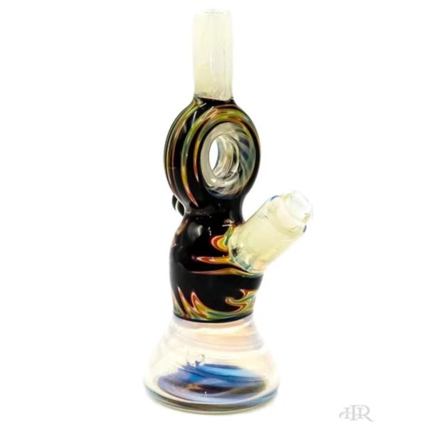 Quality In Stock 12'' Glass Freeze Pipes Coil Bongs Percolator Filter With Ice Catcher wholesale