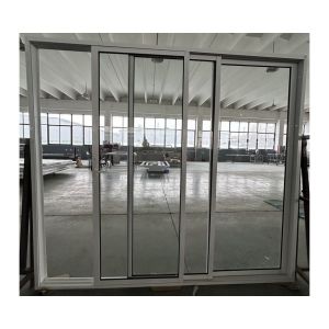 China Hurricane Impact Aluminum Sliding Door For Balcony Big Tempered Glass Sliding Door on sale
