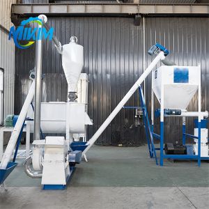 New feed pellet production line equipment, high automation, high yield, low