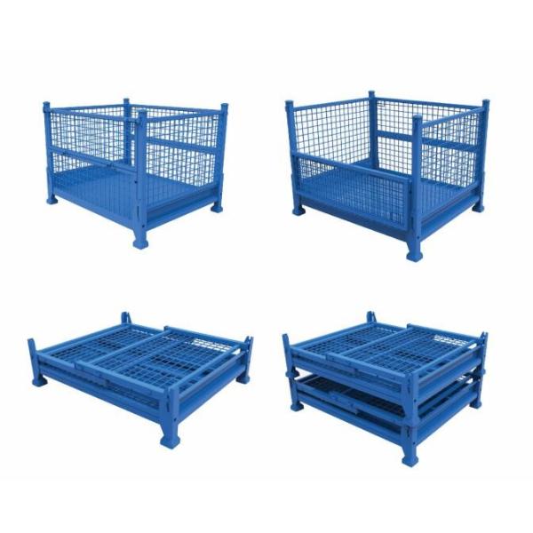 Quality Galvanized wire mesh container warehouse equipment cage metal storage wholesale