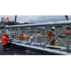Steel Pipe Cable Tray 1-Year Warranty for Power Line Support