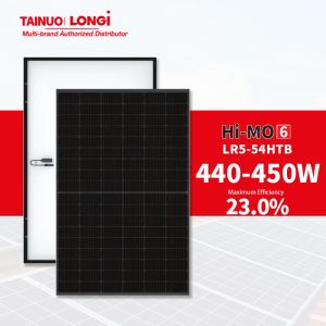 Longi LR5-54HTH 440-450M MONO Solar Panel 182mm N-Type 440W 445W 450W Hi Mo 6 PV