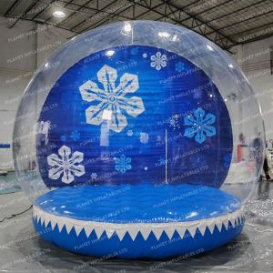 Hot Selling Customized Photo Booth Inflatable Bounce House Inflatable Snow Globe