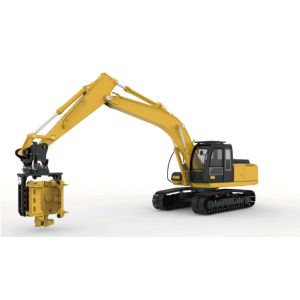 CE Side Clamp Hydraulic Vibro Hammer Excentric Moment 7.5kgm