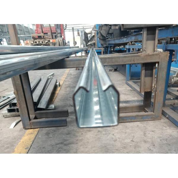 High Strength 6mm 28*14mm Hole Galvanized Steel Profiles Hot Rolled 20FT