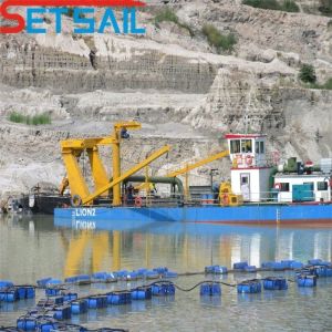 Hydraulic Control 6 Inch Cutter Suction Dredger with Spud and 38kw Cutter Head